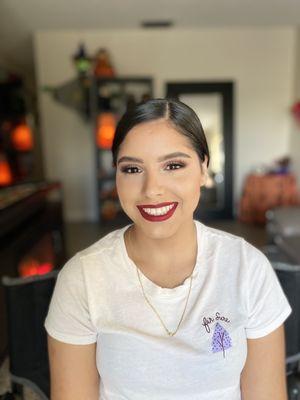 Fall makeup glam