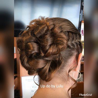 Up do by Lulu Dramaticsnyc Broadway