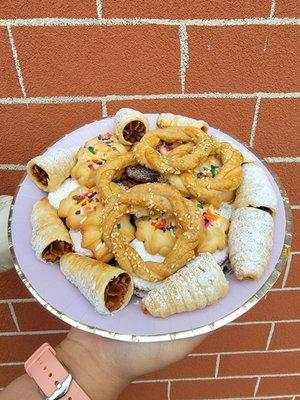 Tray of cookies