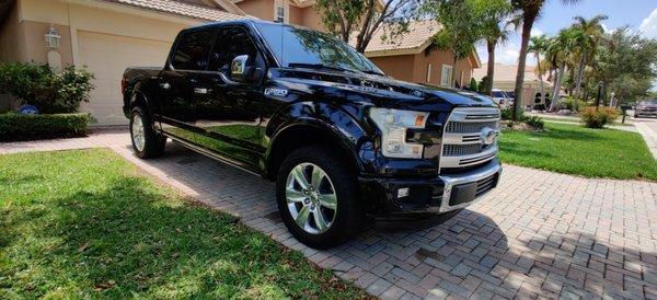 2016 F150 Platinum basic wash and wax