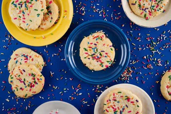 Captain Cookie & the Milkman's Confetti Cookies