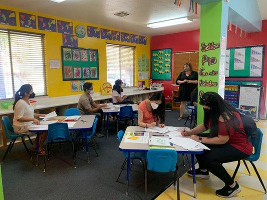 Parent Orientation Night on 09/08/22 in Pre-k Class