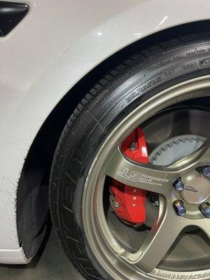 Wheel damage