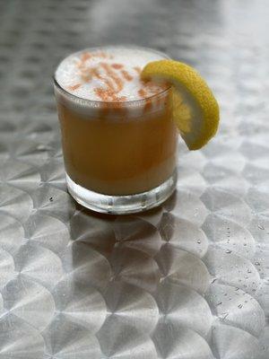 Homestead Sour with bourbon