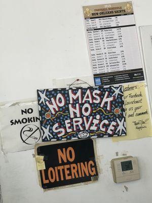 5/16/20 no mask no service