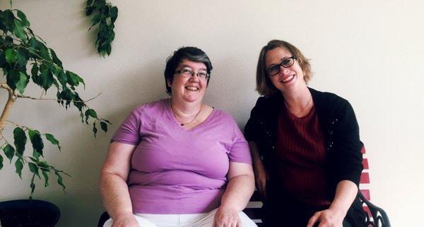 Meet our wonderful Massage Therapists, Joan Harris and Anna Louise!