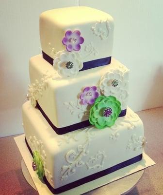 Another beautiful wedding cake for a beautiful couple.