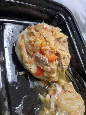 Cook-up saltfish Meal