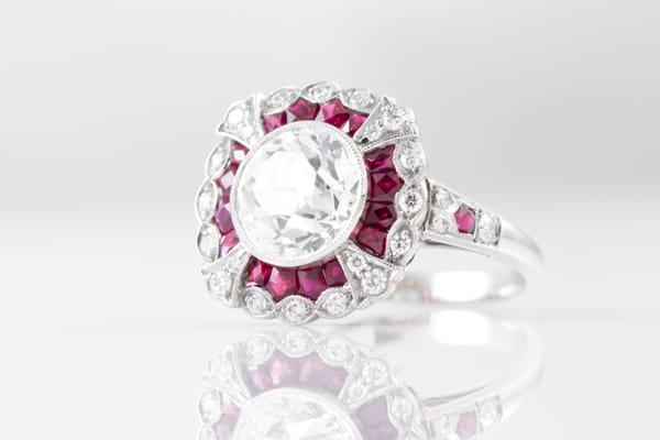 ruby engagement ring