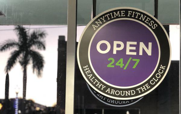 Sign at sunrise "anytime fitness fort pierce"