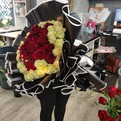 Beautiful Korean Wrap Rose Bouquet