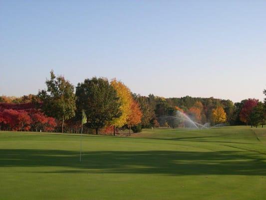 Family-friendly  9-hole course and practice range