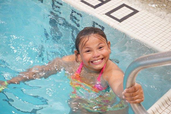 We love swimming during Summer Camp and all year around in the Warm Pool and Cool Pool