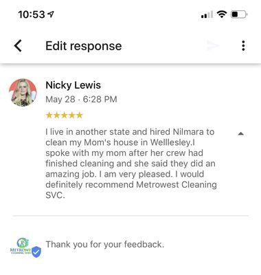 Review from Google