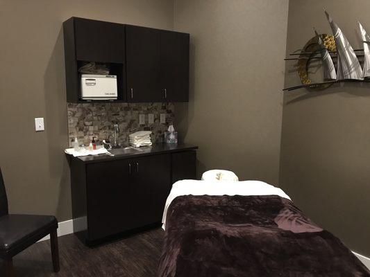 Inside massage room