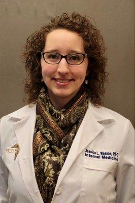 Our Physician's Assistant, Jessica L. Wasson.