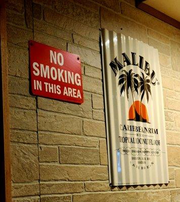 No smoking area