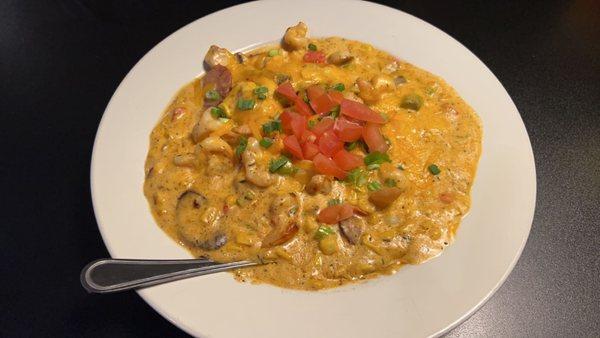 Shrimp & Grits (So flavorful & delicious!)