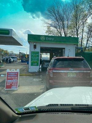 M&J car wash at bp gas station