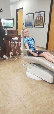 Xod excited he has no cavities!