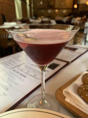 Mocktail -cranberry "martini"