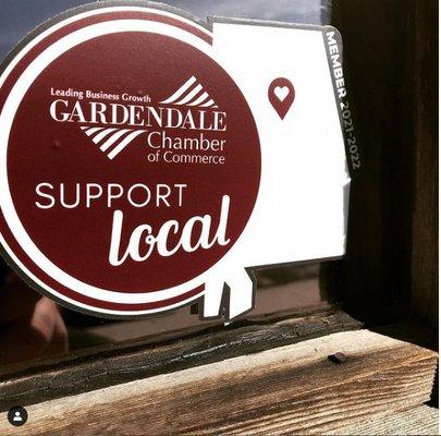 We are proud to be a part of the Gardendale Chamber of Commerce