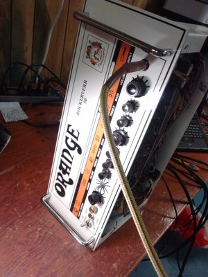 Deep repair on an Orange Rockerverb 50