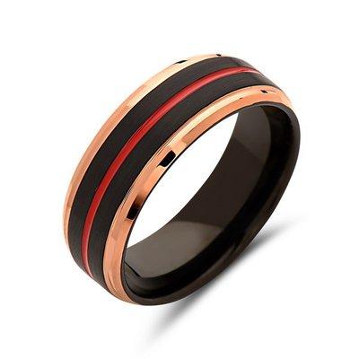 Luxury Bands LA New Design Tunsten Wedding Bands.