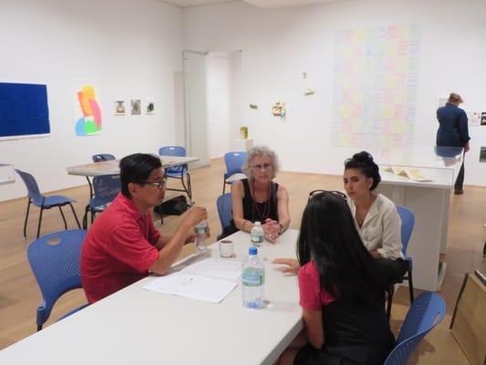 2014 Public Program "There is So Much That you have Never Said to Your Companion." Byron Kim's table.