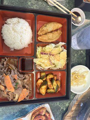 Beef bulgogi lunch bento