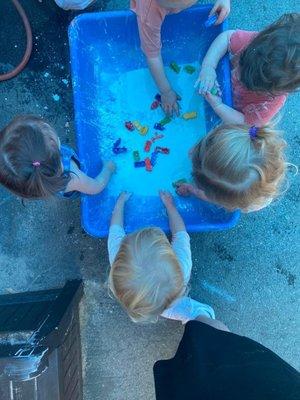 Tons of sensory play!