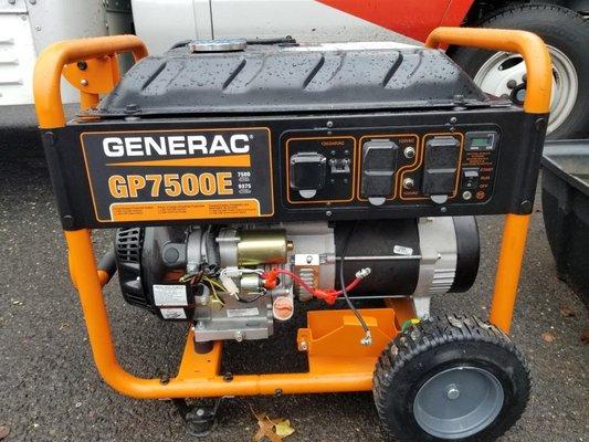 Generac Portable generators,  power washers and pumps