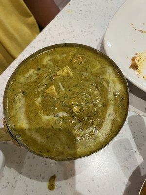 Saag/Palak paneer