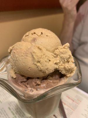 Coffee and Chocolate Ice cream