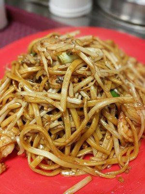 Shrimp lo mein