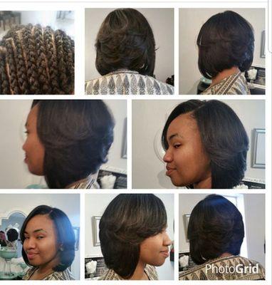 Full sew in bob