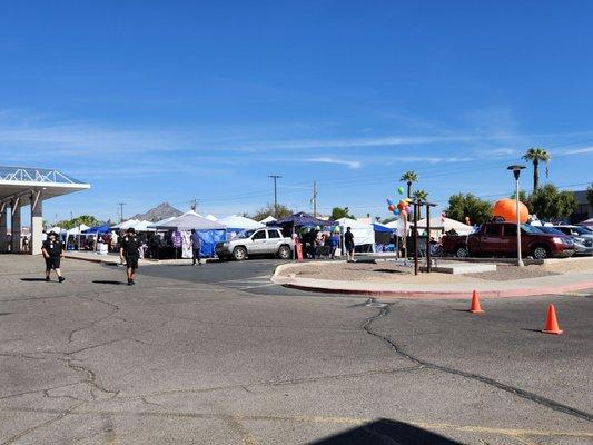 It's October 26, 2024, time for the Native American Arts and Crafts show season. Today includes a Trumk or Treat and Health Education Fair.