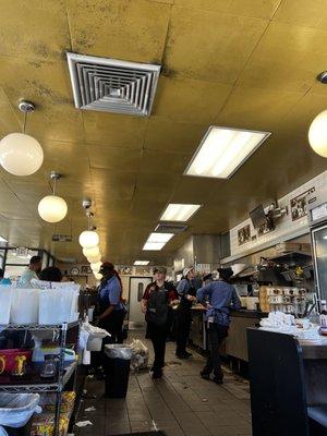 Rockwall Waffle House kitchen. Photo taken from my dining seat.