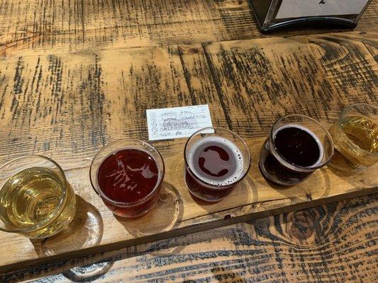 Sweet cider  flight