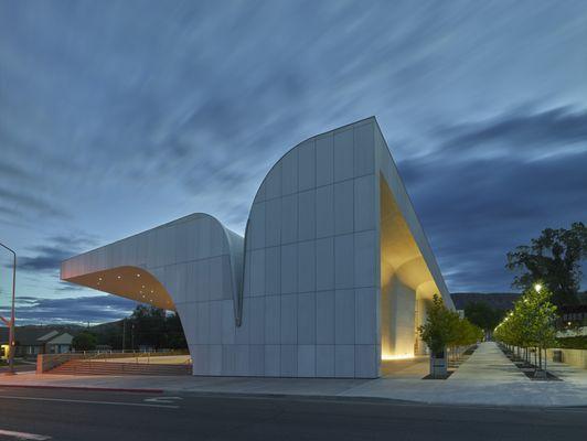 SUMA's building is designed to reflect the famous slot canyons in nearby landscapes.