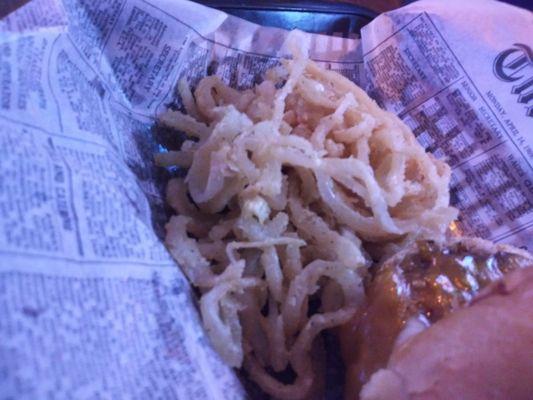 The opposite of crispy onion straws!