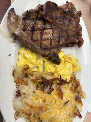 Pork Chops & Eggs