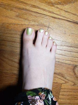 Ready for spring, pedicure