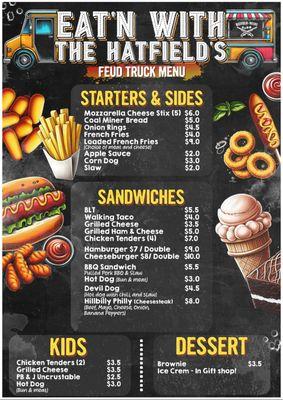 On Site Food Truck Menu