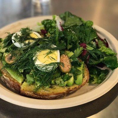 Avocado tartine