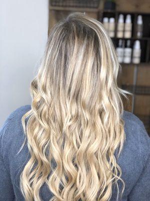 JZ Styles hand tied extensions in The Jordan || Oatmeal Cookie