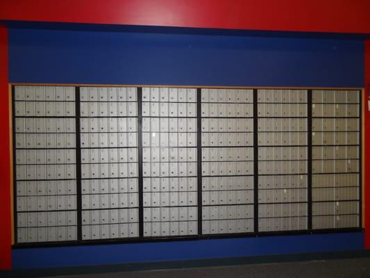 Mailboxes in various sizes