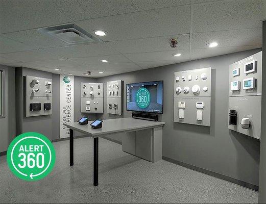 Alert 360 home security experience center!