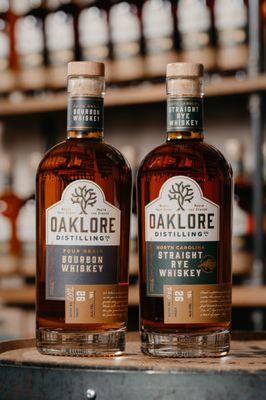 Our signature whiskey, Four Grain Bourbon and Straight Rye Whiskey are available in ABC stores across North Carolina.