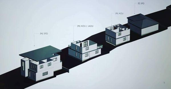 Residential development utilizing maximum site limits.